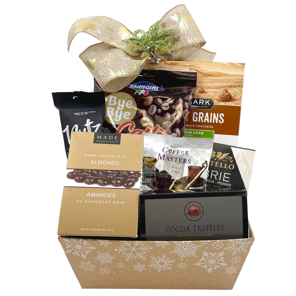 GlutenFree Gourmet Elegance The Snowflake Basket Glitter Baskets