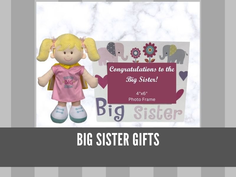 Big Sister Gifts Glitter Gift Baskets