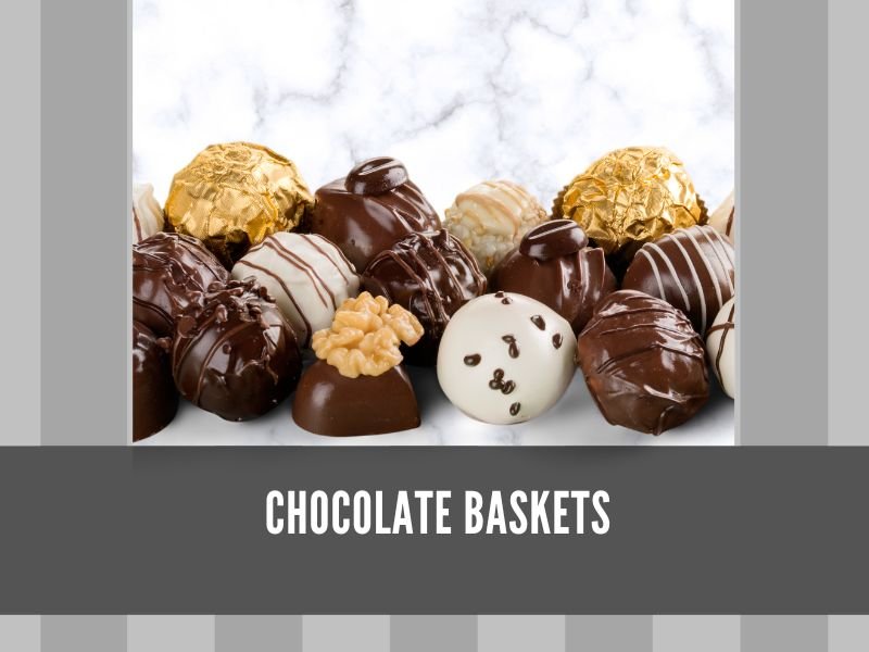 Chocolate Glitter Gift Baskets