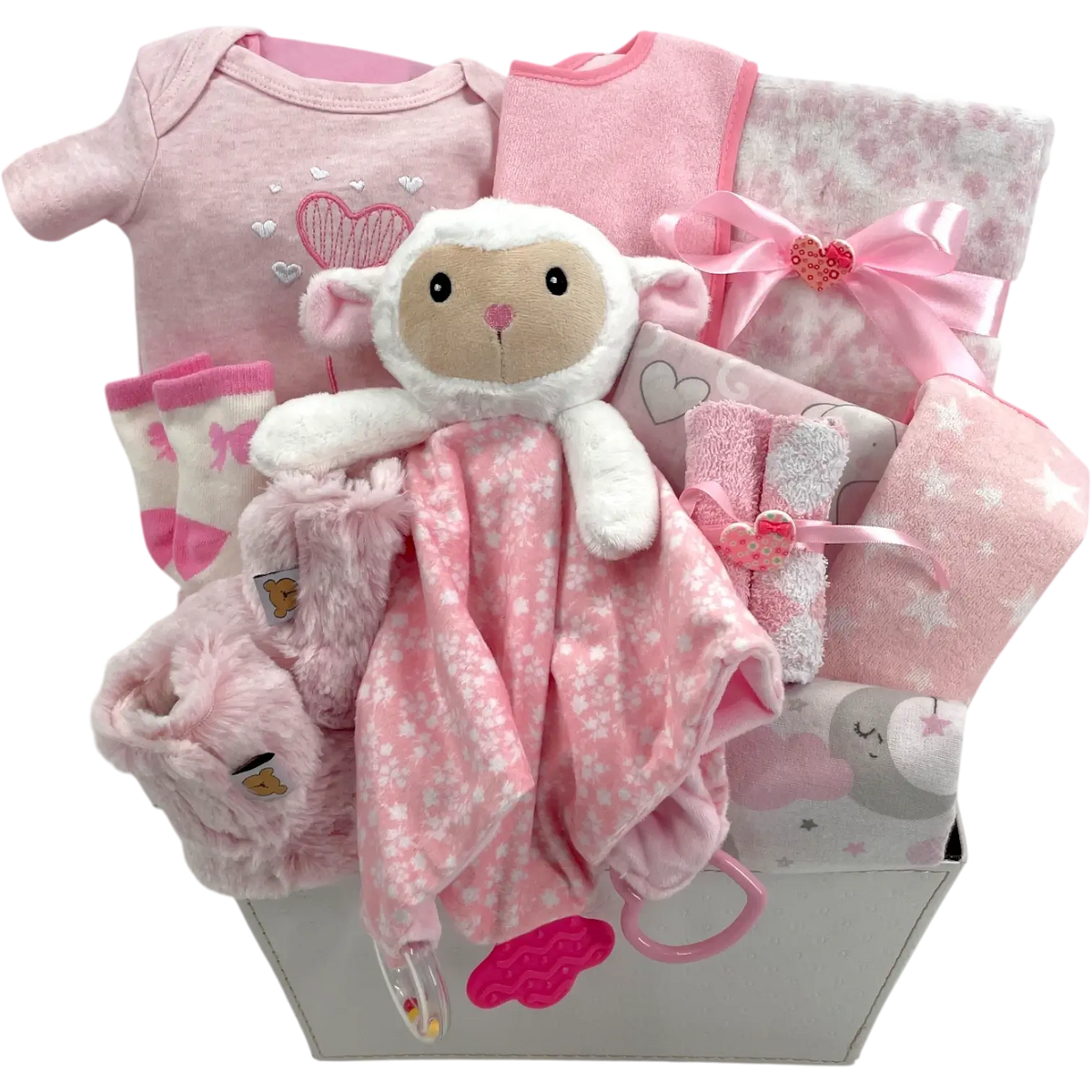 Panier Hello Baby Girl