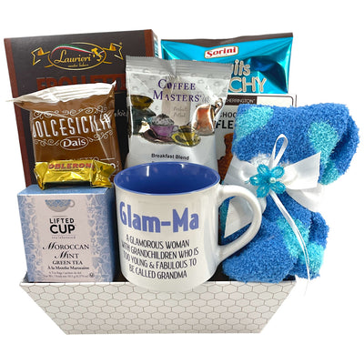 Glam-Ma Basket of treats