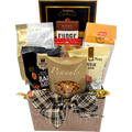 Panier gourmand de chocolats et de douceurs salées, un véritable festin pour les fêtes