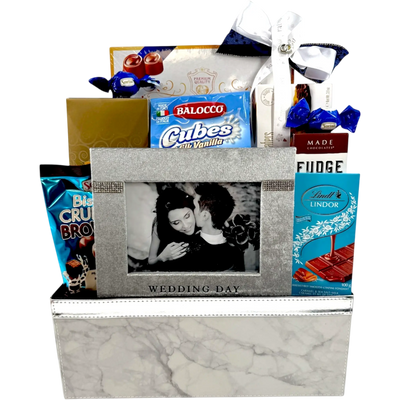 Silver Elegance Wedding Gift Basket