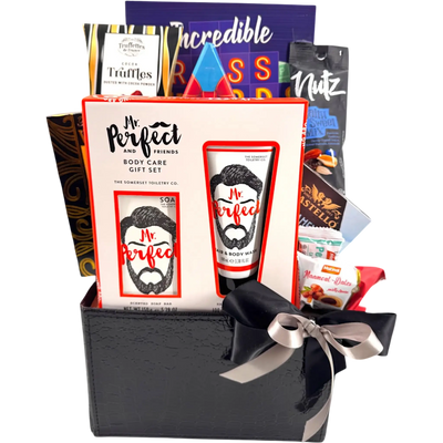 Mr Perfect Grooming and Gourmet Mens Spa Hamper