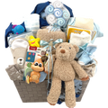 Bear Hugs Baby Boy Arrival Gift Basket