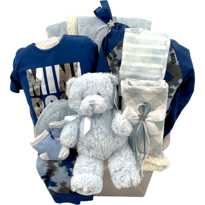 Mini Boss Adventure Baby Gift Basket