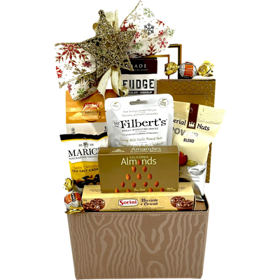 Chocolate and Nuts Delight Holiday Gift Basket