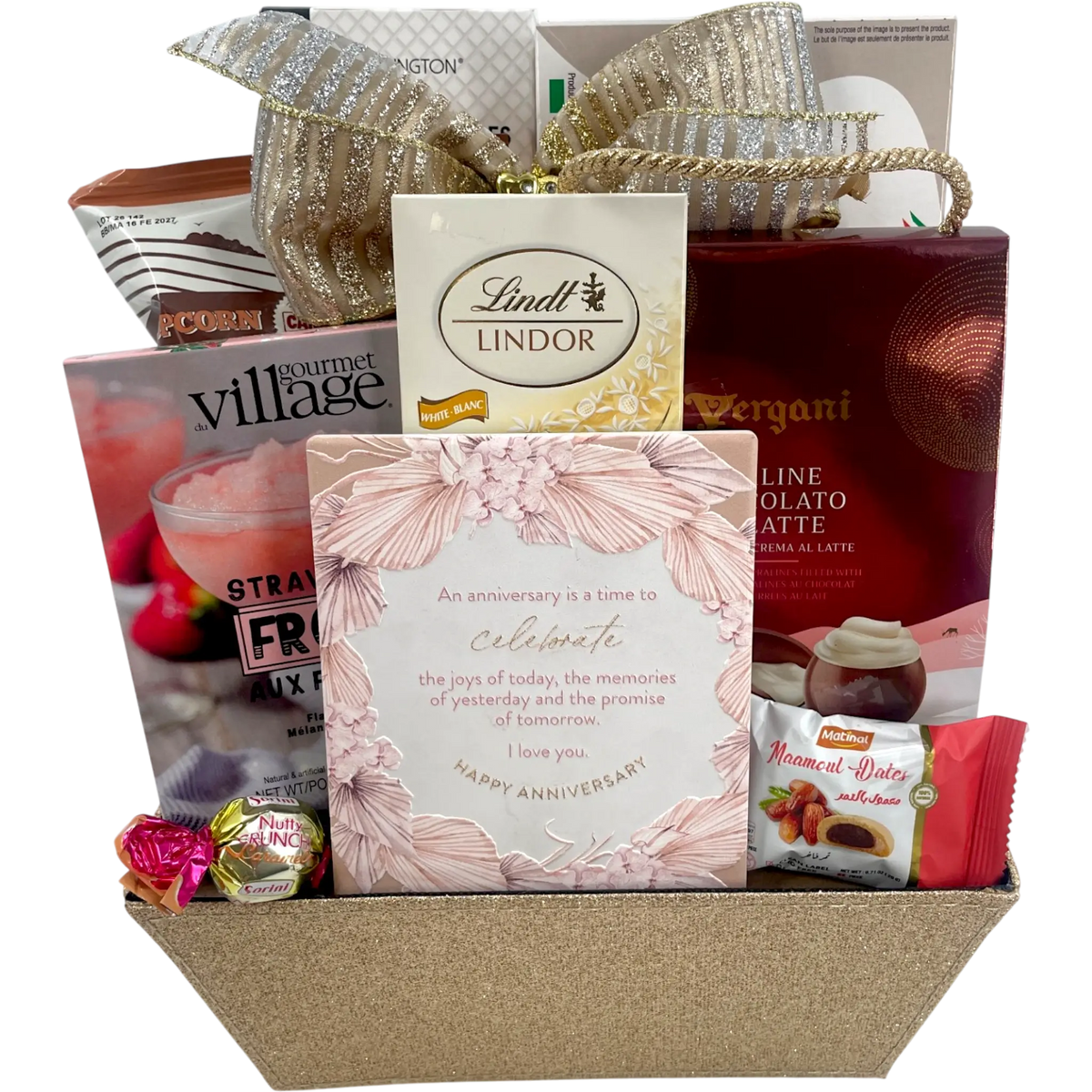 Pralines and Promises Anniversary Gift Basket