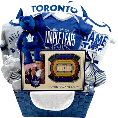 Toronto Maple Leafs Deluxe Baby Basket