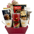 Crown for Two Chocolate and Cookie Couples Gift Basket