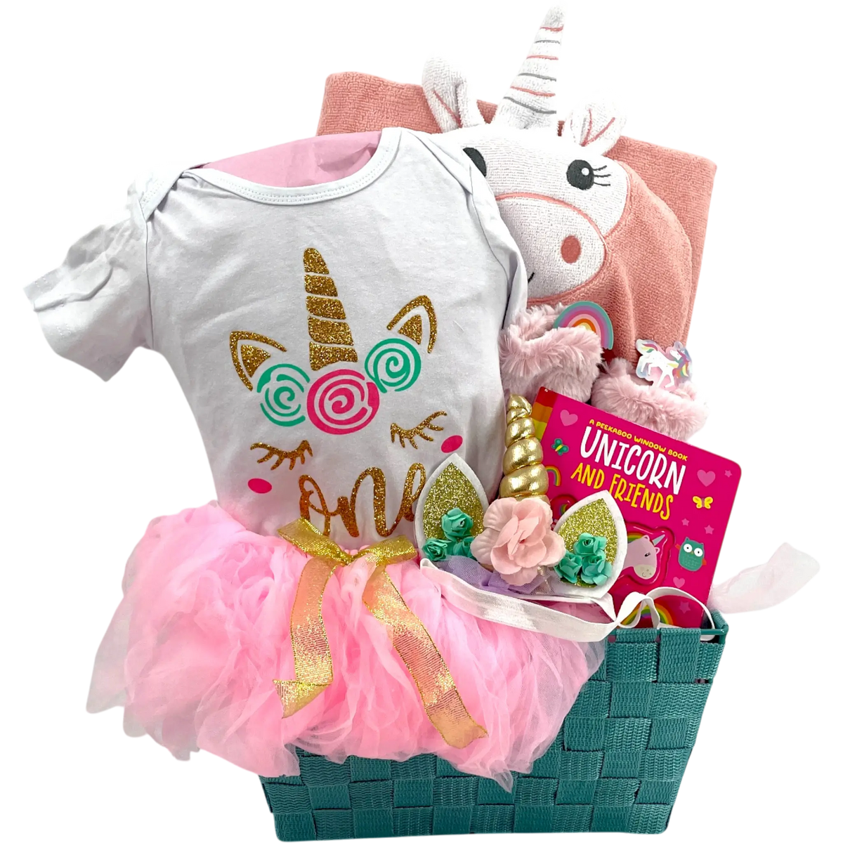 Tutu Magical First Birthday Unicorn Gift Set