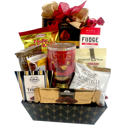 Hazelnut Cream and Cocoa Truffle Chocolate Gift Box