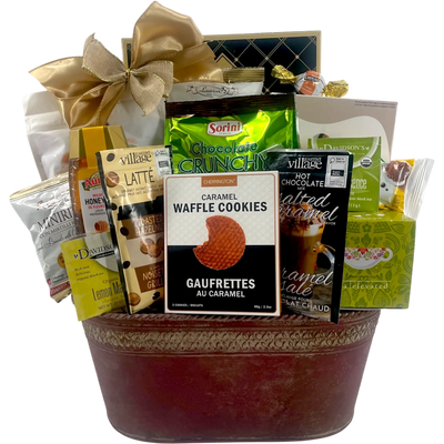 Steeped in Serenity: Artisan Tea & Sweet Escape Gift Basket