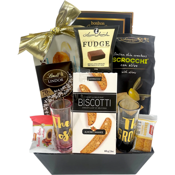 The Groom and the Boss Chocolate Cookie Gift Basket