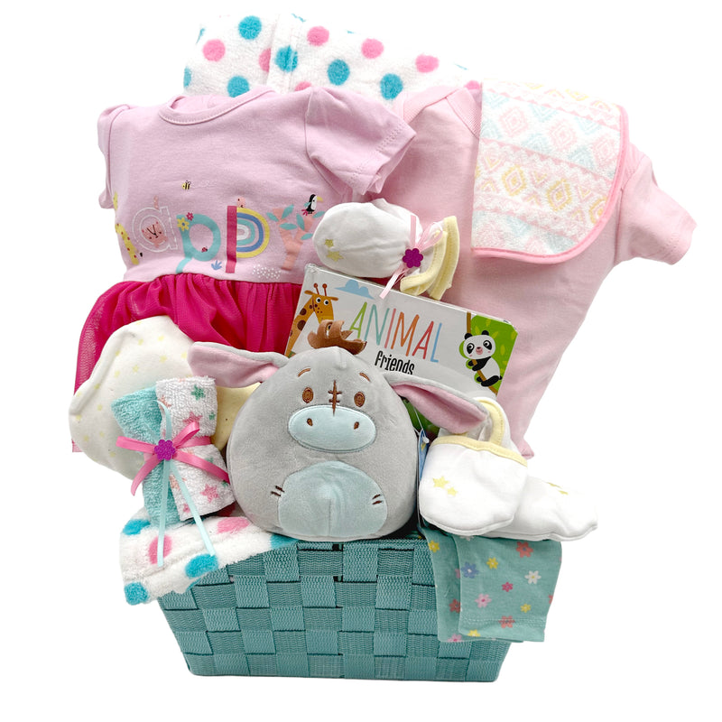 FairyTale Fiesta: Baby's Colorful Wonderland Gift Basket