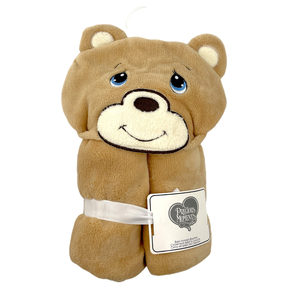 Precious Moments Teddy Bear Hooded Blanket for Kids Personalized Baby Gifts