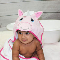 Magical Unicorn Baby Hooded Towel – Cozy Bath Time Fun Personalized Baby Gifts