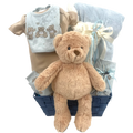Lil Teddy Arrival Boy - The Perfect Baby Boy Gift Basket