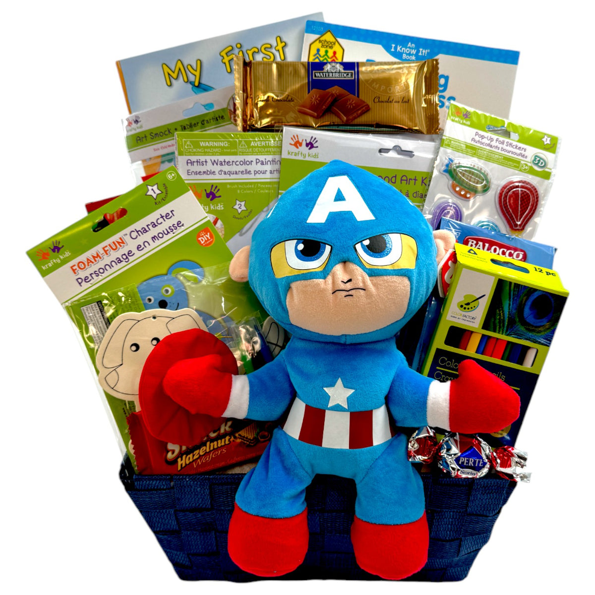 Captain's Creative Adventure Gift Basket Kids Gift Basket