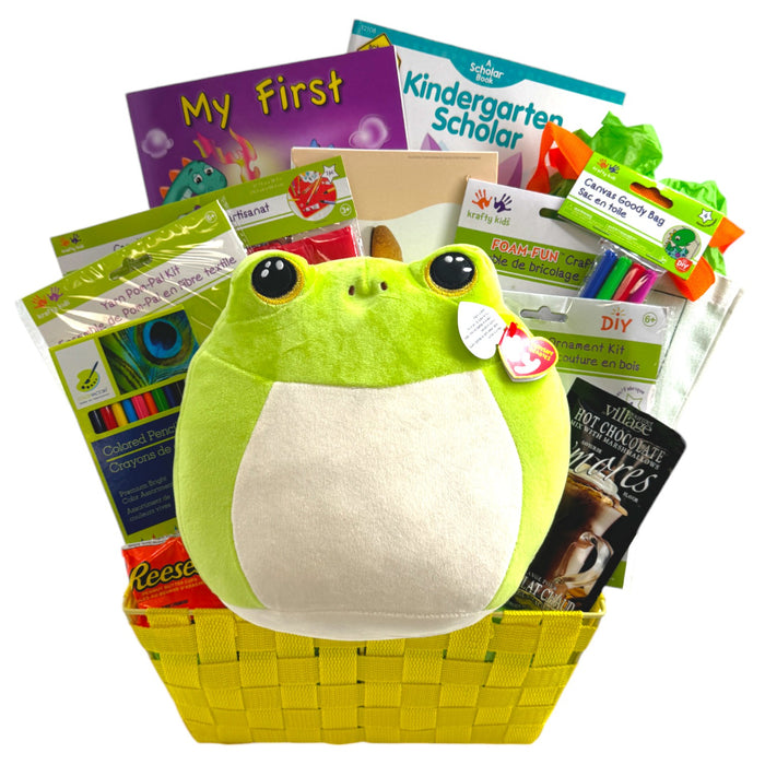 Creative Froggy Fun Gift Basket for Kids – Perfect for Birthdays Kids Gift Basket