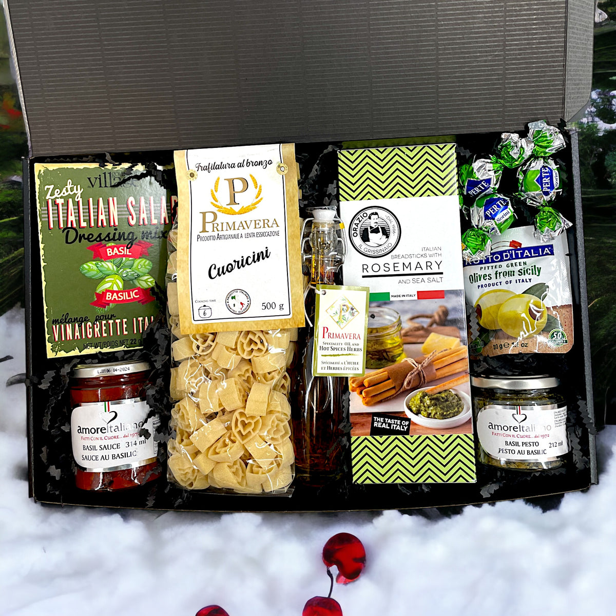 Bella Italia Charm: Exquisite Taste of Italy Gift Box