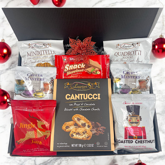 Coffee Connoisseur's Delight Box Christmas Baskets