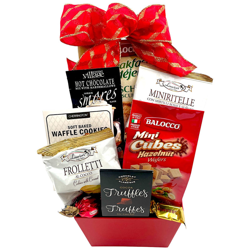 Corporate Cookie Delight - Gourmet Christmas Cookie Gift Basket for Clients