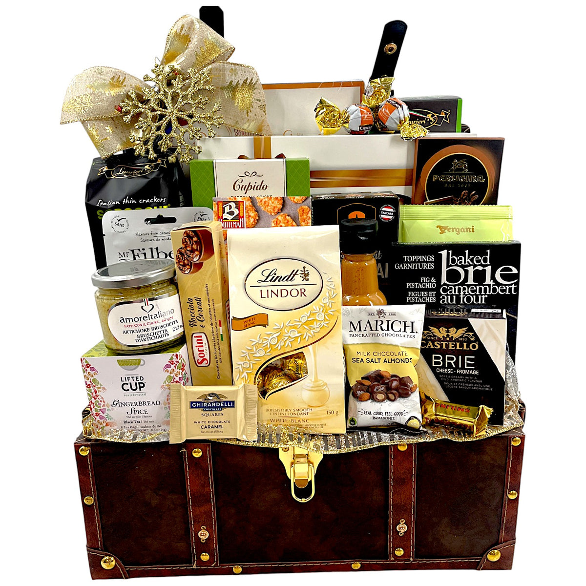 Elegantly Sensational: Gourmet Christmas Holiday Gift Basket with Italian Treats