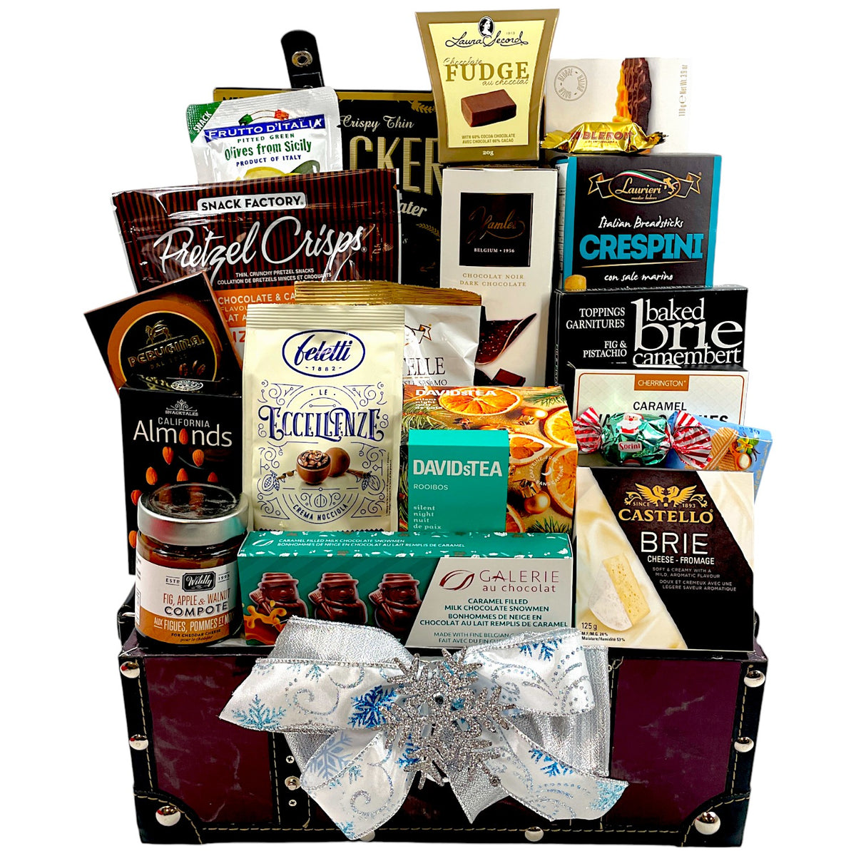 Gourmet Sharing Party - Cheese, Chocolate & Snack Gift Basket