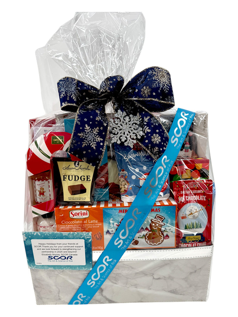 Corporate Branded Gift Baskets – FREE Custom Logo & Branding - with Min Order of $2000