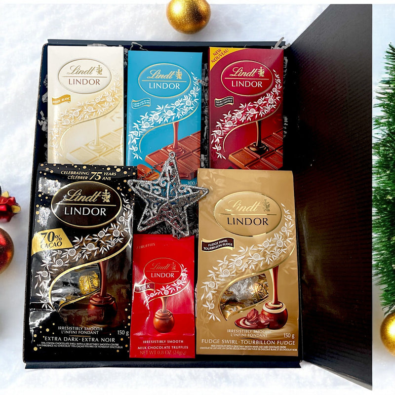 Luxury Lindt Chocolate Gift Box - Perfect Holiday Gesture