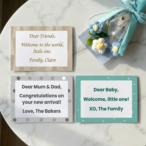 2. A note in your words