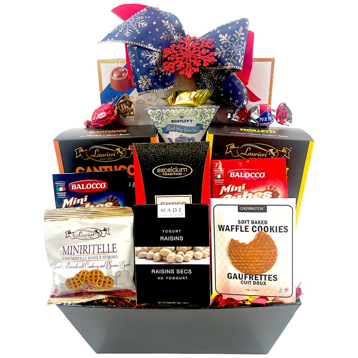 Supreme Delight Gift Basket - Italian Cookies & Premium Chocolates