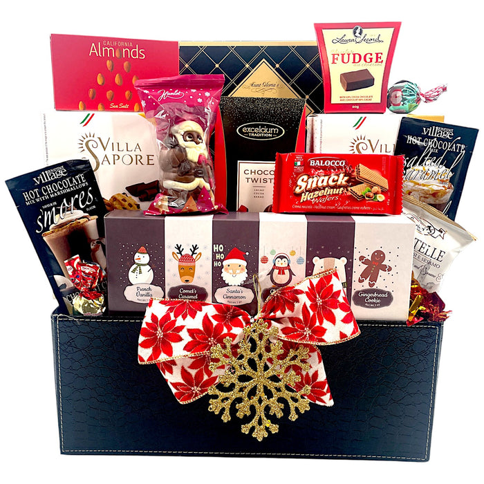 Ultimate Hot Chocolate & Cookie Collection - Corporate Christmas Gift Basket