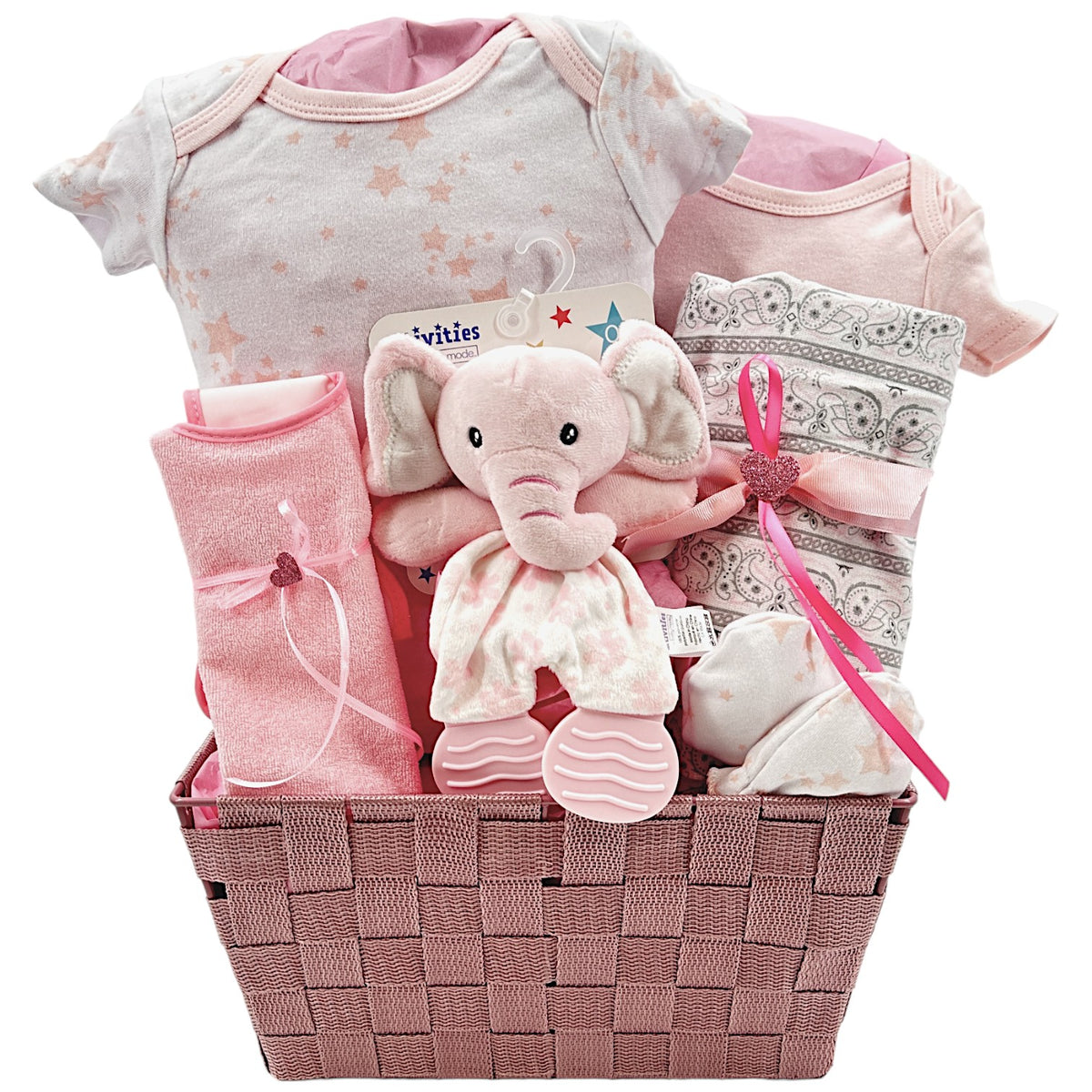 Welcome Lil Girl Baby Girl Gift Basket