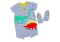 Baby Dinosaur Basket - Glitter Baskets - Baby Boy Gift Basket