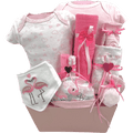 Bébé Fille Flamant Rose