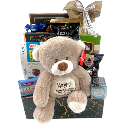 Bday Fiesta Basket - Glitter Baskets -Birthday Gift Baskets