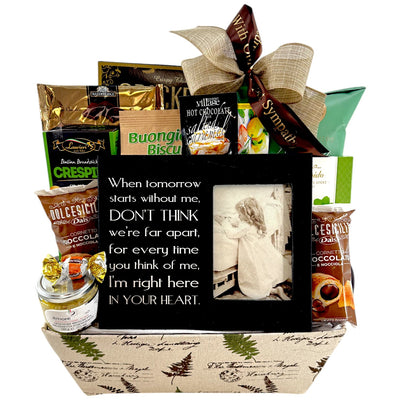 Bereavement Treat Basket - Glitter Baskets - Sympathy Gift Baskets