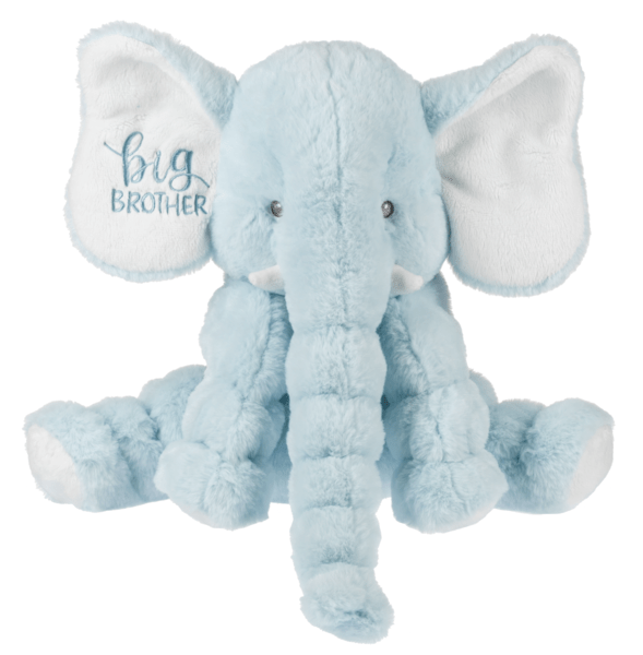 Big Brother Elephant Plush Toy - A Loyal, Cuddly Friend for Every Adventure - Glitter Baskets - 