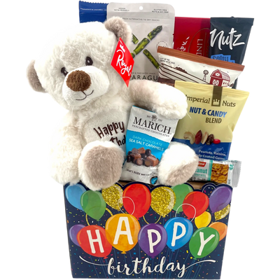 Birthday Balloon Bliss - Glitter Baskets -Birthday Gift Baskets
