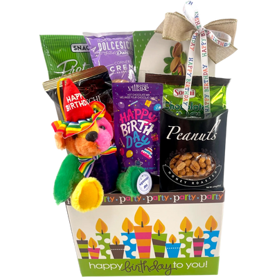 Birthday Basket Surprise - Glitter Baskets -Birthday Gift Baskets
