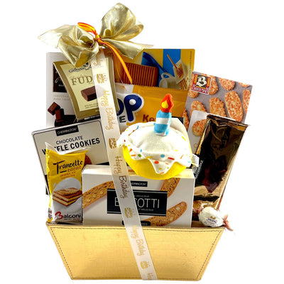 Birthday Celebration - Glitter Baskets - Birthday Gift Baskets