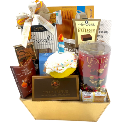 Birthday Celebration - Glitter Baskets -Birthday Gift Baskets