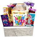 Birthday Indulgence Deluxe - Cake & Self-Care Gift Basket