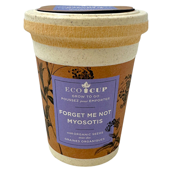 BlueBloom Forget - Me - Not Myosotis EcoCup - Sustainable Plant Kit - Glitter Baskets - 