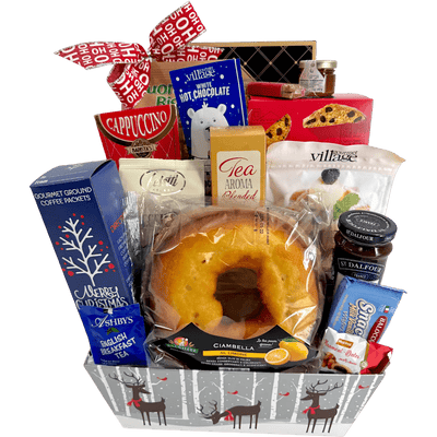Breakfast Treats Gift Basket - Glitter Baskets - Christmas Baskets