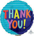 Bright Thanks: Vibrant Thank You Balloon 9 inch