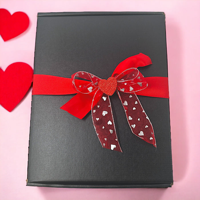 Cherish Amour: Luxury Valentine's Day Box - Glitter Baskets - valentine's gift baskets