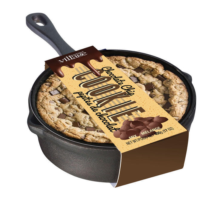 Ultimate Chocolate Chip Cookie Skillet – Cast Iron Skillet with Cookie Mix 